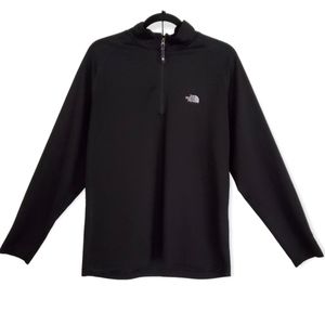 The North Face Men's 1/4 zip black pullover size large